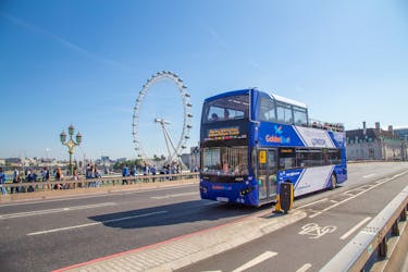 Open-top London bus tour with live guide